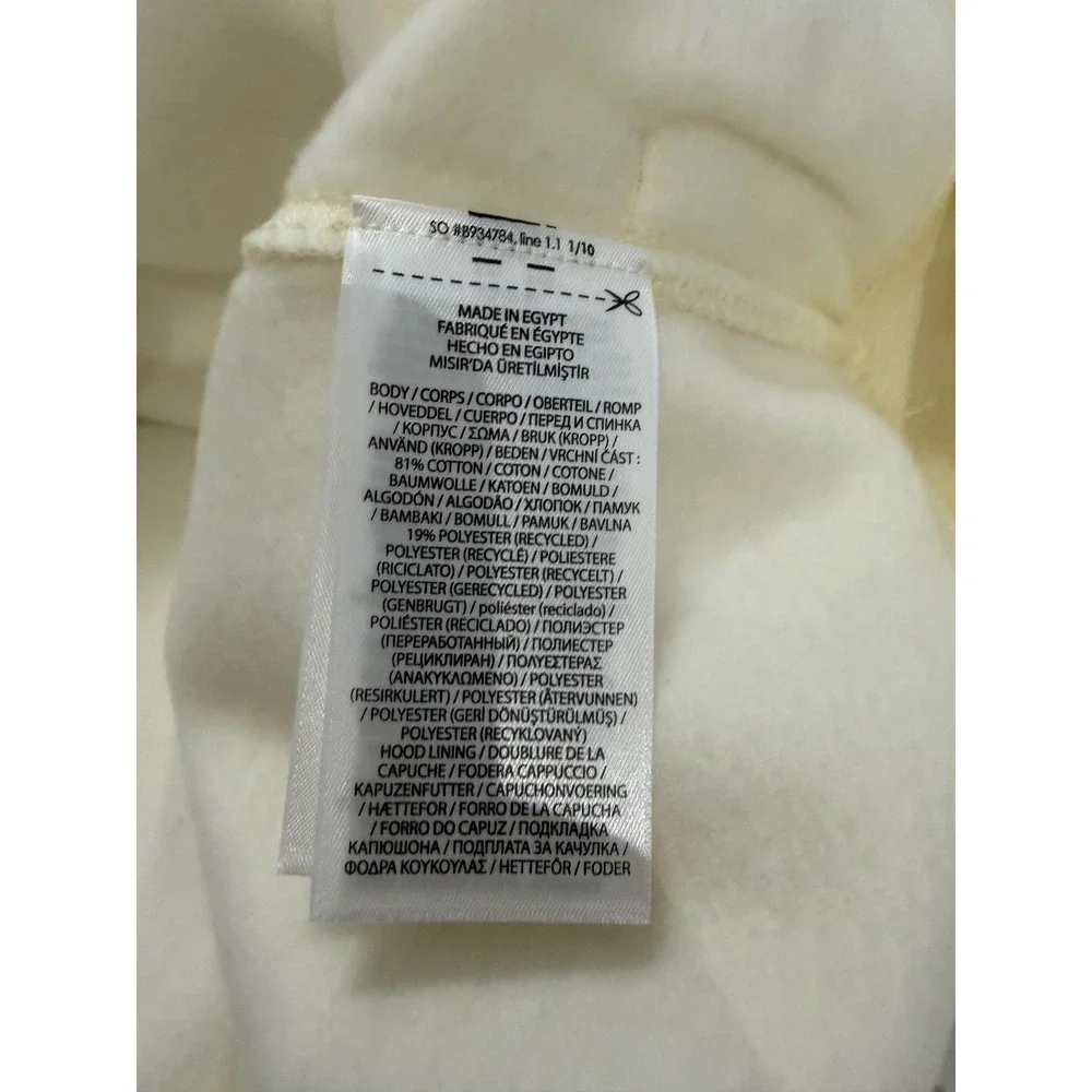 NEW Polo Ralph Lauren Polo Bear Hoodie Cream Off-White Fleece Sweatshirt XLT NWT
